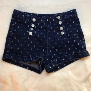 high waisted shorts